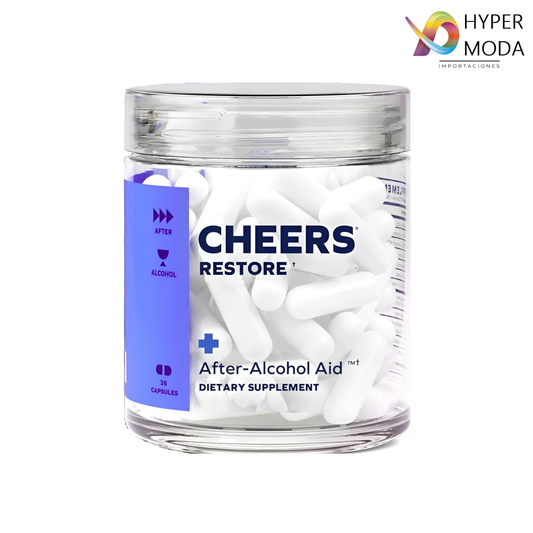Cheers Restore: Recupera tu Mañana y Despierta al 100% (36 Cápsulas de Alivio Total