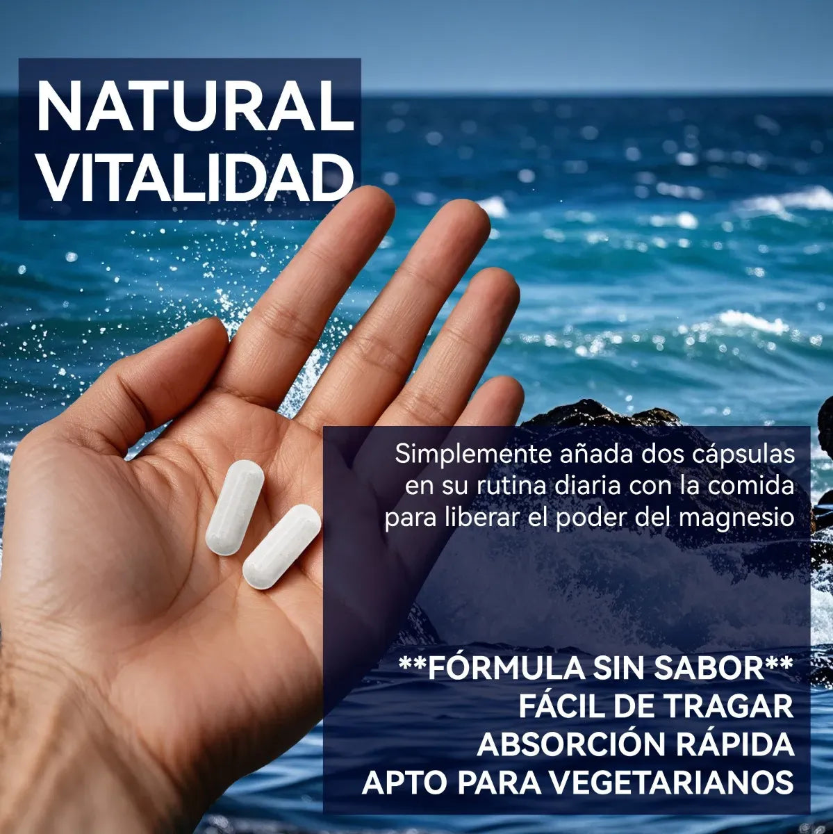 Magnesio Complex  Equilibrio esencial para tu cuerpo y mente. La fórmula pura diseñada para restaurar tu vitalidad y calma interior.